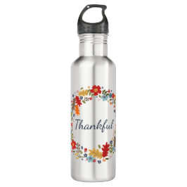 Dankbaar Herfst krans Mok Thanksgiving Gift Waterfles