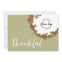 Dankbaar Herfst thema business logo Thanksgiving