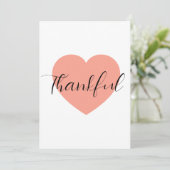 Dankbaar  kaart (Staand voorkant)