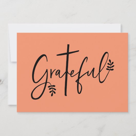 dankbaar kaart (Voorkant)