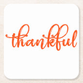 dankbaar kartonnen onderzetters (Voorkant)