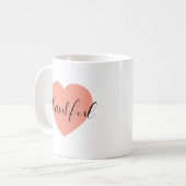 Dankbaar  koffiemok (Voorkant links)