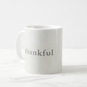 dankbaar koffiemok (Voorkant links)