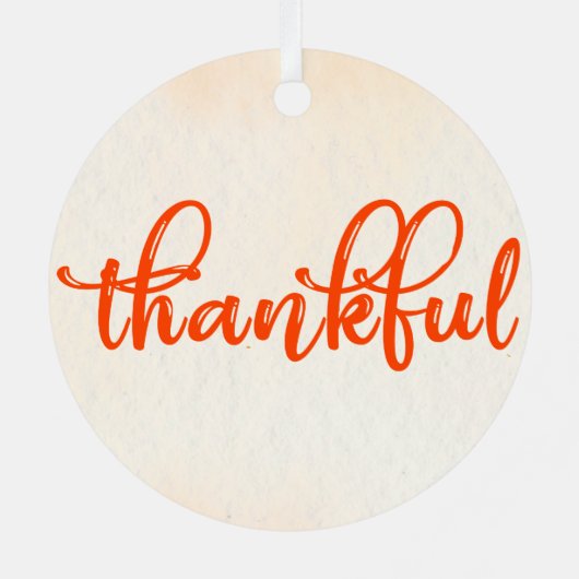 dankbaar metalen ornament (Achterkant)