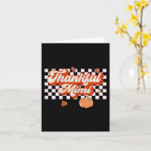 Dankbaar Mimi Retro Thanksgiving Herfst Matching F Kaart (Gele Bloem)