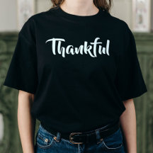 Dankbaar Modern Minimal Black Thanksgiving Vakanti