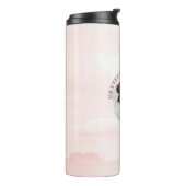 Dankbaar om je mama te noemen | Gepersonaliseerde  Thermosbeker (Gedraaid links)