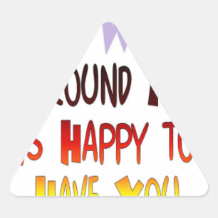 Dankbaar om u in Mijn Wereld met dankbaarheid te h Sticker