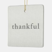 Dankbaar ons eerste huis keramisch ornament (Links)