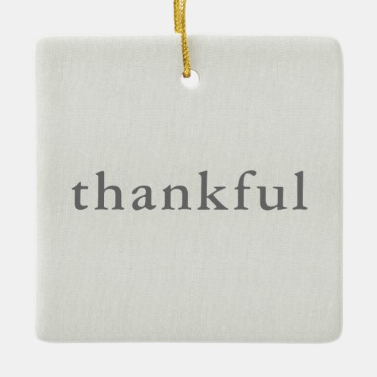 Dankbaar ons eerste huis keramisch ornament (Voorkant)