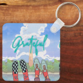 DANKBAAR, ONTSPAN TIJD SLEUTELHANGER (Achterkant)