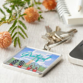 DANKBAAR, ONTSPAN TIJD SLEUTELHANGER (Zijkant)