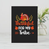 Dankbaar op Thanksgiving voor mijn stam Kaart (Staand voorkant)