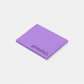 dankbaar paars post-it® notes (Schuin)