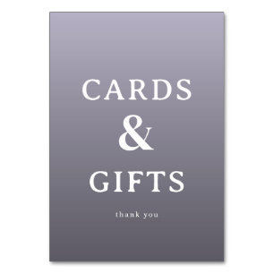 Dankbaar Paarse Minimalistische Dankkaart Kaart