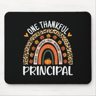 Dankbaar Principal Thanksgiving Rainbow Leopard PR Muismat