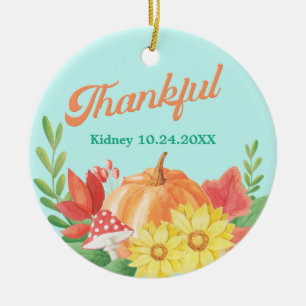 Dankbaar Retro Vibes Transplant Custom Keramisch Ornament