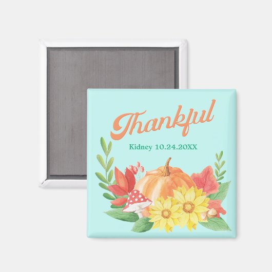 Dankbaar Retro Vibes Transplant Custom Magneet (Voorkant / Achterkant)