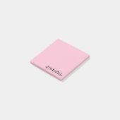 dankbaar roze typografie post-it® notes (Schuin)