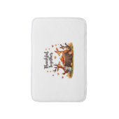 Dankbaar samen - Schattigee bosdieren Thanksgi Badmat (Voorkant Verticaal)