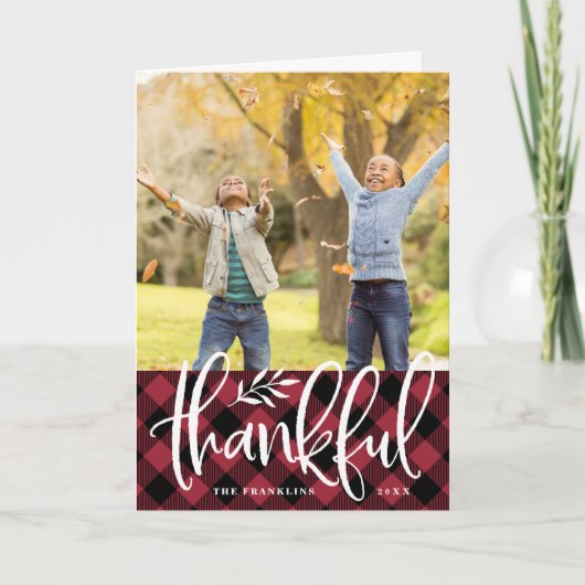 Dankbaar Seizoen | Gevouwen Kaart van de (Voorkant)