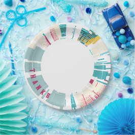 Dankbaar servies papieren bordje