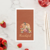 Dankbaar Sinaasappel pompoen Herfst herfst Thanksg Servet (Insitu)