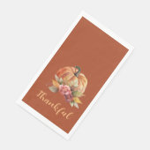 Dankbaar Sinaasappel pompoen Herfst herfst Thanksg Servet (Hoek)