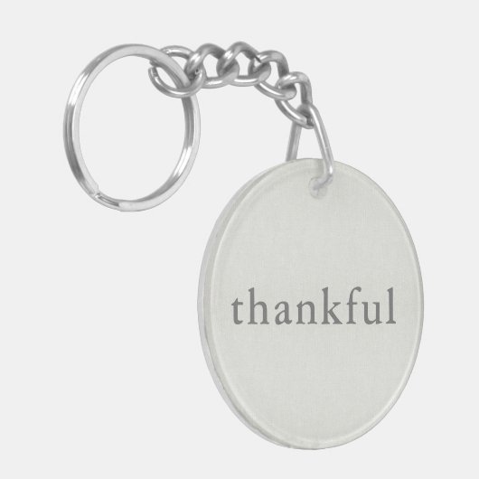 dankbaar sleutelhanger (Voorkant Links)