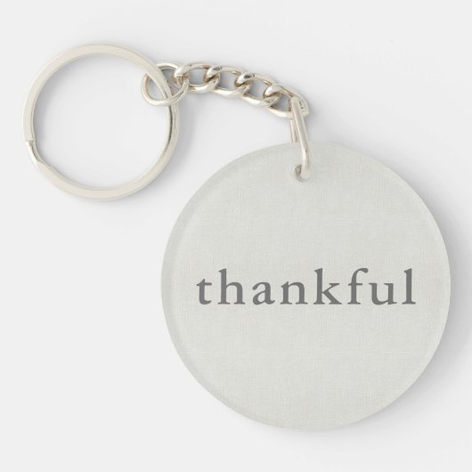 dankbaar sleutelhanger (Voorkant)