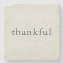 dankbaar stenen onderzetter