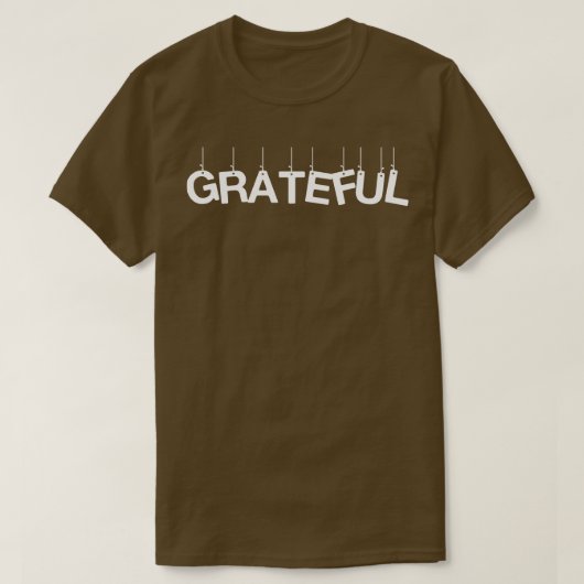 dankbaar t-shirt (Design voorkant)