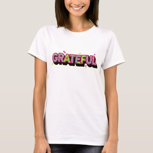 Dankbaar T-shirt (Voorkant)