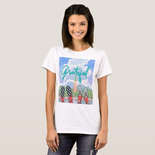 DANKBAAR T-SHIRT (Voorkant volledig)