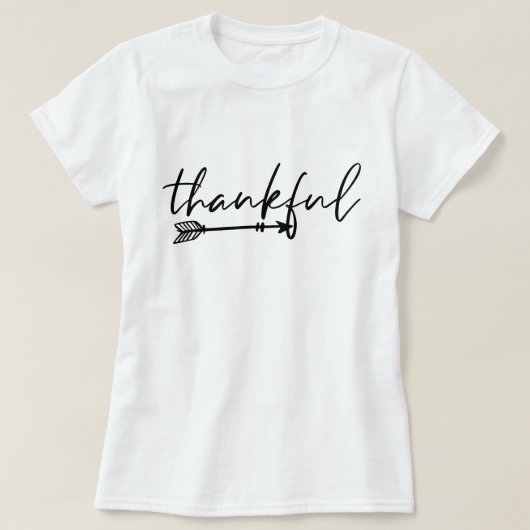 dankbaar t-shirt (Design voorkant)