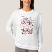 dankbaar t-shirt (Voorkant)