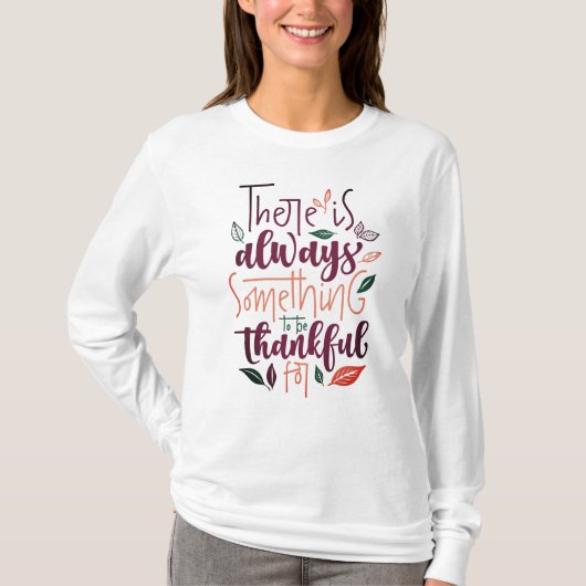 dankbaar t-shirt (Voorkant)