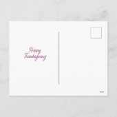 Dankbaar Thanksgiving Boeket Feestdagenkaart (Achterkant)