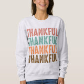 Dankbaar Thanksgiving Sweatshirt (Voorkant)