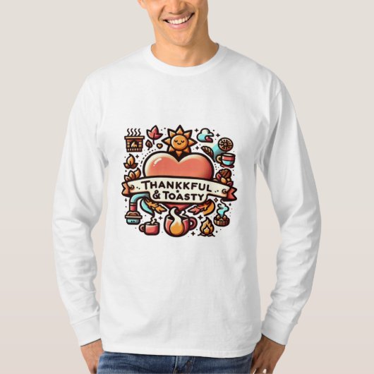 Dankbaar & Toasty T-shirt (Voorkant)