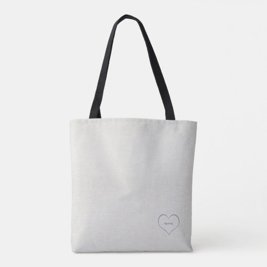 dankbaar tote bag (Achterkant)