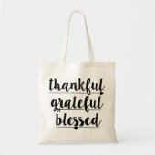 dankbaar tote bag (Voorkant)