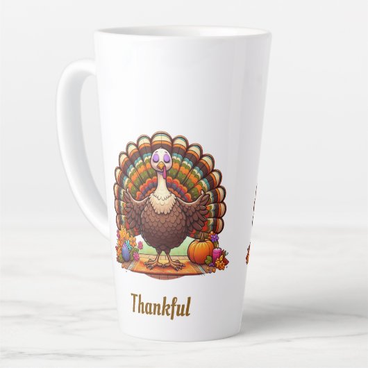 Dankbaar, Turkije mediteert Latte Mok (Linkerhoek)