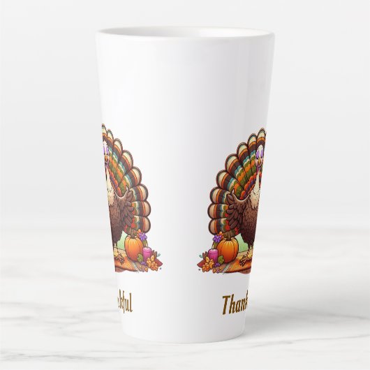 Dankbaar, Turkije mediteert Latte Mok (Voorkant)