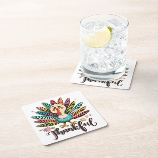 Dankbaar Turkije onderzetter (Insitu)