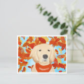 Dankbaar - Valt in mijn leven ansichtkaart Briefkaart (Staand voorkant)