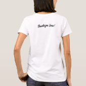 Dankbaar Verpleegster Thanksgiving Gift T-shirt (Achterkant)