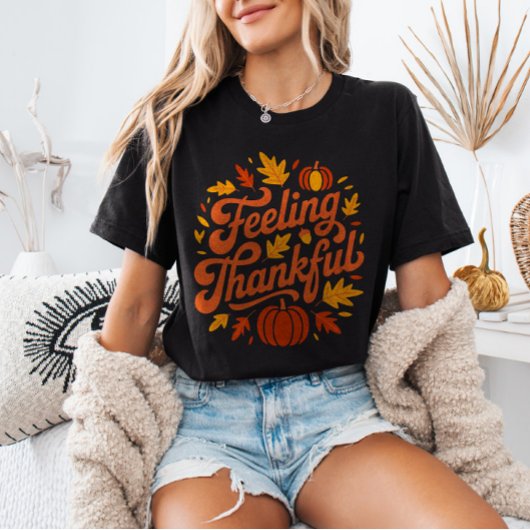 Dankbaar Voelen Oogst Thanksgiving T-shirt