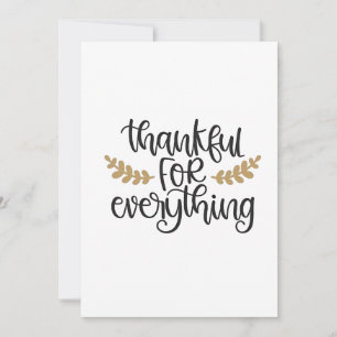 Dankbaar voor Alles Thanksgiving Grappig Save The Date