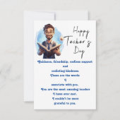 Dankbaar voor de leraar kaart (Voorkant)